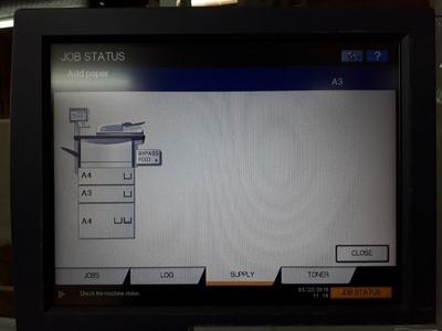 Xử lý lỗi máy photocopy màu toshiba báo hết giấy mà trong khay vẫn có giấy như thế nào ?